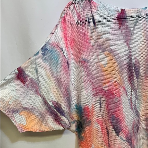 Colorful Oversized Knit Blouse - Picture 2 of 5